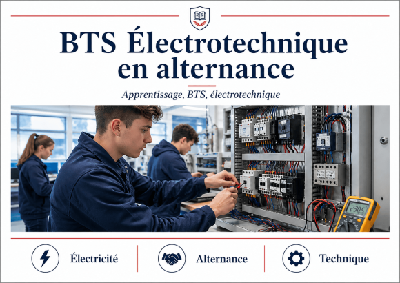 BTS Électrotechnique en alternance
