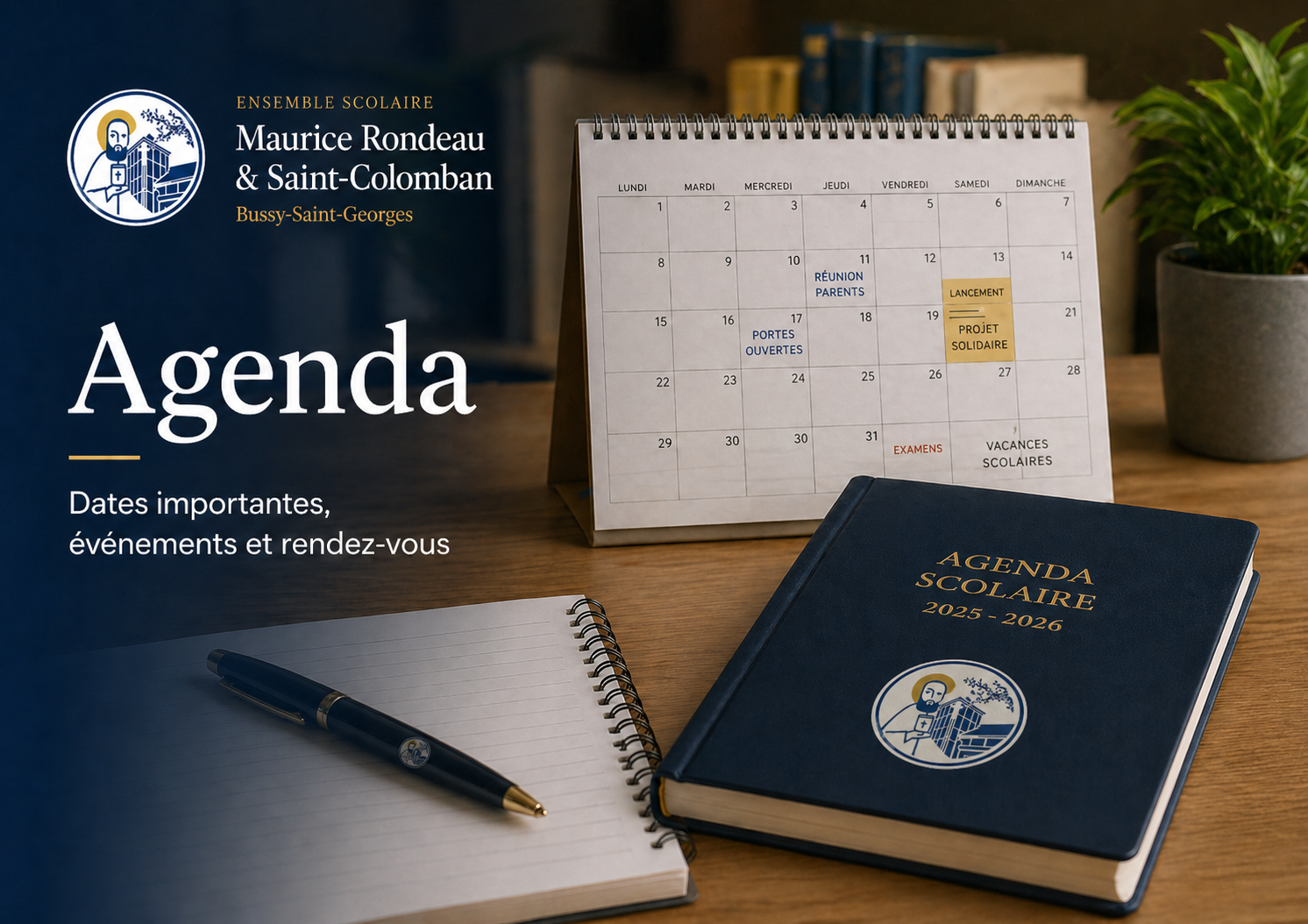 Agenda et événements scolaires