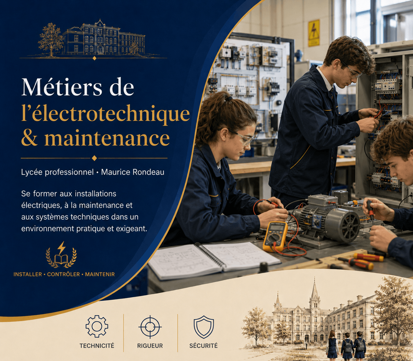 Métiers de l’électrotechnique et maintenance