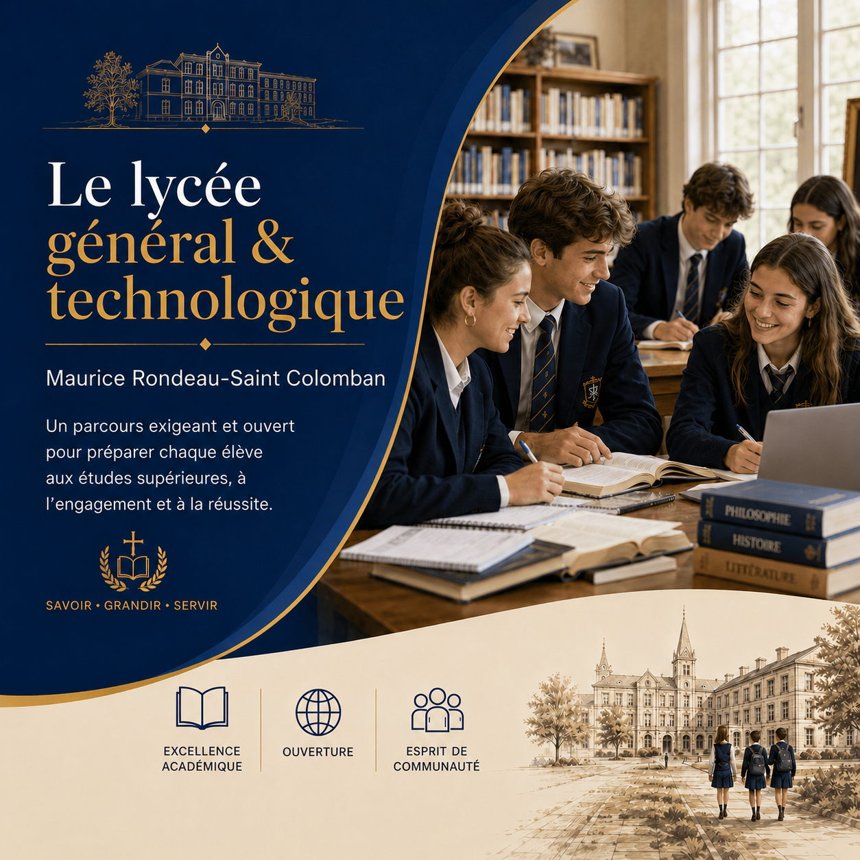 Le lycée général et technologique Maurice Rondeau