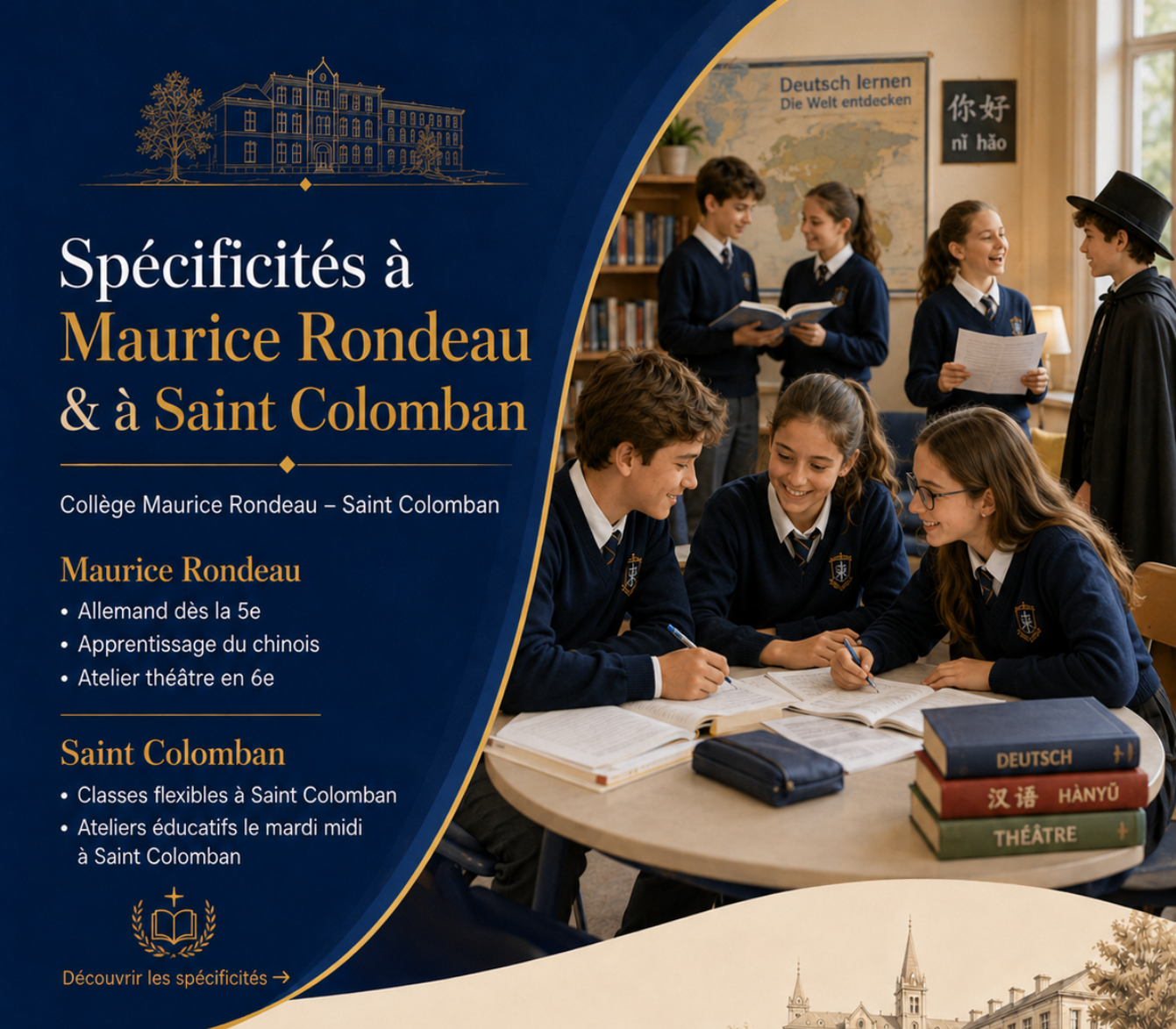 Spécificités à Maurice Rondeau et à Saint Colomban